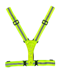 SAFETYWARE High-Vis Reflective LED Elastic Safety Vest