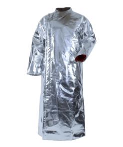 SAFETYWARE 515gsm Reflespace Aluminized Carbon-Aramid Heat Protection Coat