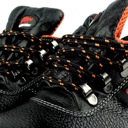 Shoe Lace - Black & Orange - Image 2