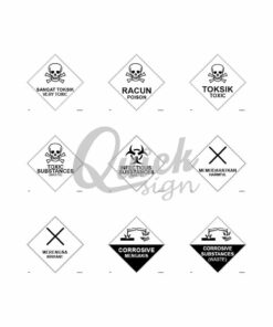 Hazardous Substances Label Signs