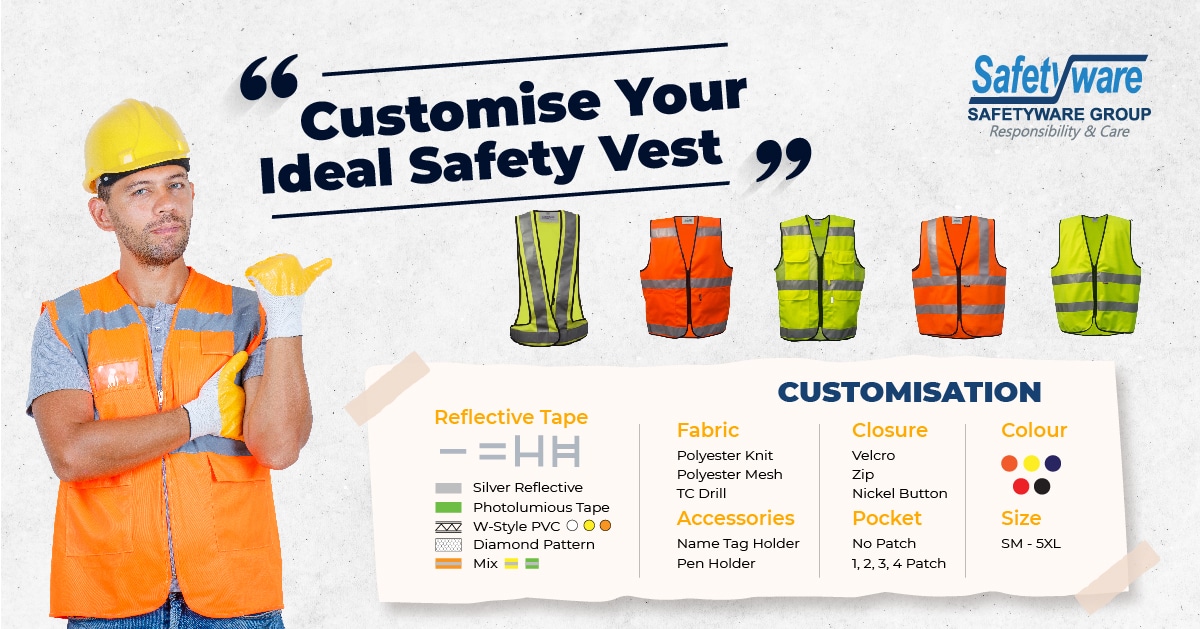 Safety Apparel High Visibility Vest_ Customisation