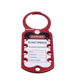 SAFETYWARE Eight-Hole Aluminium Lockout Hasp