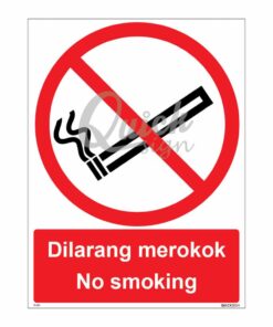 QUICKSIGN PROHIBITION SIGNS - PS001 No smoking