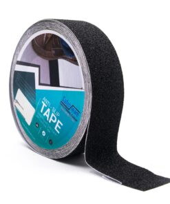 SAFETYWARE Safe-Track Anti-Slip Floor Tape (Black) ASTPVC05-BLK-50