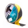 SAFETYWARE Safe-Track Anti-Slip Floor Tape (Black + Yellow Stripe) ASTPVC05-YLB-50