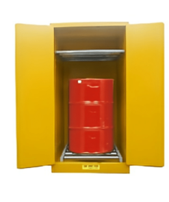 SAFETYWARE Storage Cabinet for Single Drum, c/w Roller