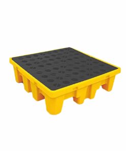 Safetyware HDPE 4-Drum Spill Containment Pallet