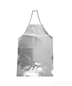 SAFETYWARE 580gsm Reflespace Aluminized Viscose FR Heat Protection Apron