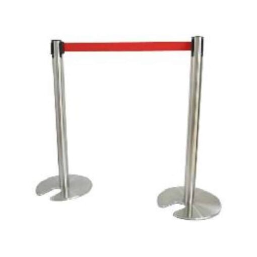 SAFETYWARE Stainless Steel Queue Up Stand