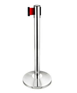 SAFETYWARE Stainless Steel Queue Up Stand