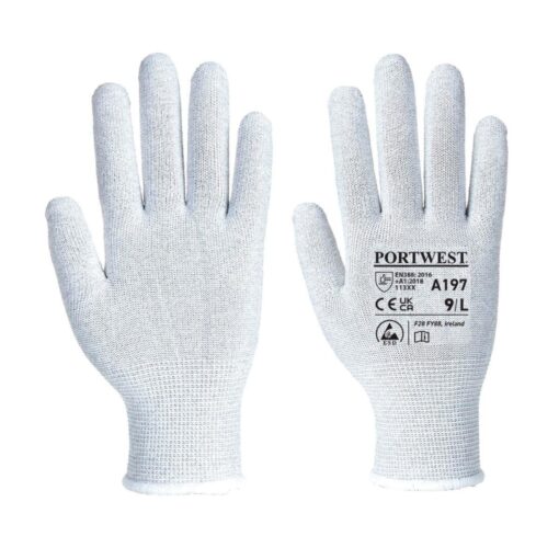 PORTWEST A197 Antistatic Shell ESD Glove Grey