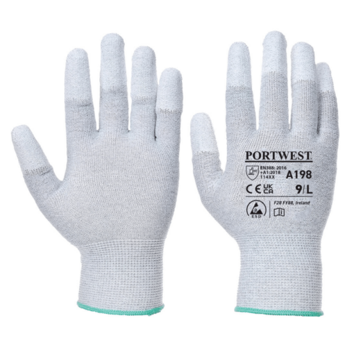 PORTWEST A198 Antistatic PU Fingertip Glove