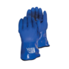 SUPERIORGLOVE Chemstop 12 inch Blue Cut Resistant Anti Impact PVC Coated Glove