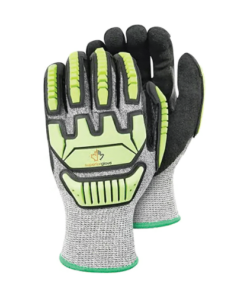 SUPERIORGLOVE TenActiv Cut and Impact Resistant Gloves with Micropore Nitrile Grip