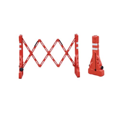 SAFETYWARE Red Plastic Expandable Barrier