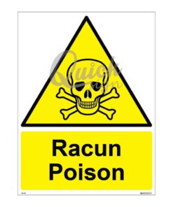 QUICKSIGN WARNING SIGNS - WS001 Poison