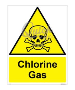 QUICKSIGN WARNING SIGNS - WS003 Chlorine Gas