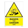 QUICKSIGN WARNING SIGNS - WS015 DANGER Acid