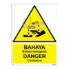 QUICKSIGN WARNING SIGNS - WS016 DANGER Corrosive