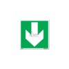 QUICKSIGN EMERGENCY EXIT SIGNS - EES002 Arrow Down