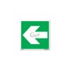 QUICKSIGN EMERGENCY EXIT SIGNS - EES003 Arrow Left