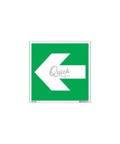 QUICKSIGN EMERGENCY EXIT SIGNS - EES003 Arrow Left