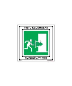 QUICKSIGN EMERGENCY EXIT SIGNS - EES011 Emergency Exit (To Right)