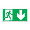 QUICKSIGN EMERGENCY EXIT SIGNS - EES016 Emergency Exit (Down)