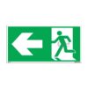 QUICKSIGN EMERGENCY EXIT SIGNS - EES017 Emergency Exit (Left)