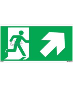 QUICKSIGN EMERGENCY EXIT SIGNS - EES020 Emergency Exit (Up Right)