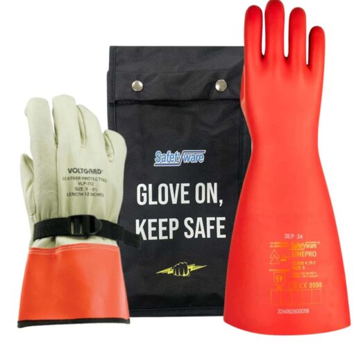 SAFETYWARE LinePro™ VLT-C4 Class 4 Electrical Rubber Insulating Gloves - Image 3